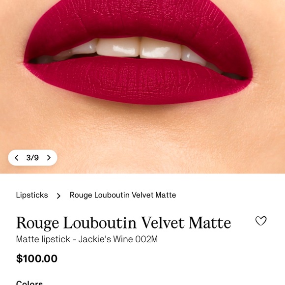 Christian Louboutin Velvet Matte Lipstick New - Picture 5 of 6